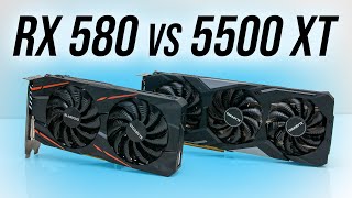 RX 5500 XT 8GB vs RX 580 8GB  Worth Upgrading 17 Games Tested [upl. by Neiht]