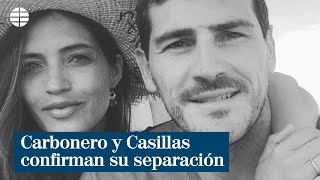 Sara Carbonero e Iker Casillas confirman su separación [upl. by Henn]