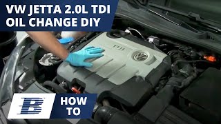 How To Change VW Jetta Oil amp Filter 20 TDI [upl. by Aciretahs913]