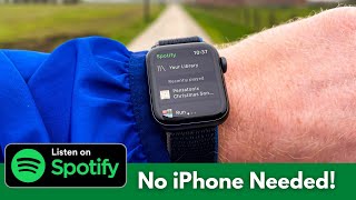 How to use Spotify on Apple Watch without iPhone  FINALLY [upl. by Nairehs201]