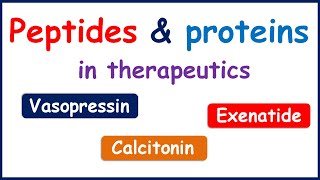 Role of Peptide and proteins in therapeutics  14 types and their uses [upl. by Minerva341]