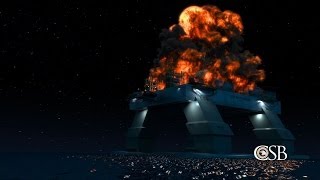 Deepwater Horizon Blowout Animation [upl. by Kalli987]