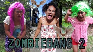 Bebang at Iska hinabol ng Zombie  Zombiebang part 2 [upl. by Ahtnamas]