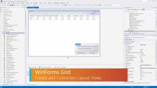 WinForms Data Grid Layout View [upl. by Lee]