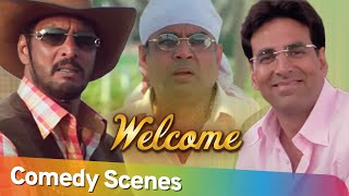 Welcome  Best Comedy Scenes  Akshay Kumar Paresh Rawal  Nana Patekar  Bollywood Comedy [upl. by Hallagan]