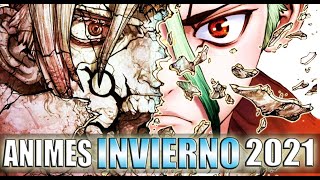 ESTRENOS ANIME INVIERNO 2021 [upl. by Nnaynaffit]