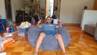 Costco Giant Beanbag Chair from Lounge amp Co  Unboxing Review and Initial Impressions [upl. by Elmira]