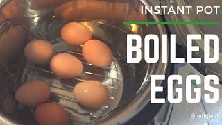 Boiled Eggs Instant Pot [upl. by Ileyan829]