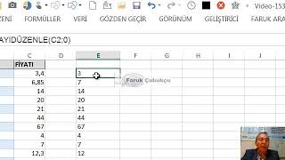 Excel SAYIYAÇEVİR VALUE Fonksiyonu [upl. by Thrift396]