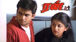 Run  Run Tamil full Movie Scenes  Madhavan Meets Raghuvaran  Anu haasan gets emotional Run Movie [upl. by Marsiella]