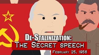 DeStalinization The Secret speech 1956 [upl. by Gertrud]