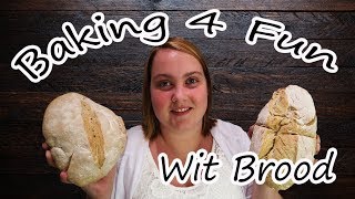 Zelf Wit Brood Maken  Baking 4 Fun [upl. by Helbon]