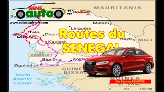 Routes du SENEGAL rond point HLM Rufisque [upl. by Giaimo]