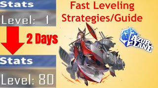 Azur Lane Fast Leveling StrategiesGuide [upl. by Sirraj671]