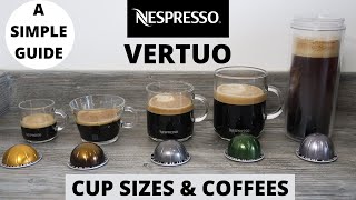 Nespresso Vertuo Cup Sizes [upl. by Alleahcim]