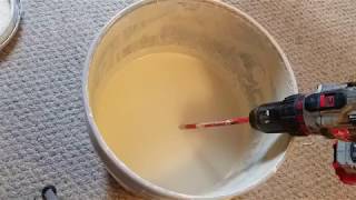 How to Properly Stir Paint w Drill [upl. by Froh972]