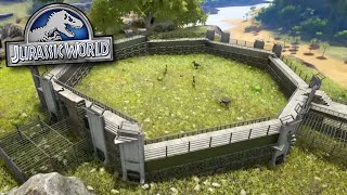 RAPTOR PADDOCK COMPOUND  Jurassic World  Ark Survival Evolved MOD  Ep 2 [upl. by Ewer212]