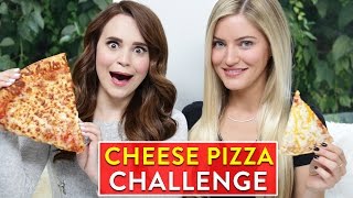 CHEESE PIZZA CHALLENGE ft iJustine [upl. by Ali430]