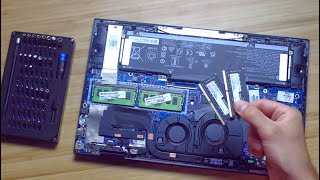 Upgrading RAM on HP Envy x360 Convertible [upl. by Llatsyrk]