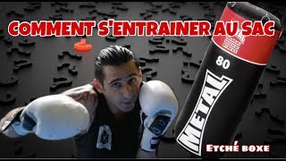 ENTRAINEMENT BOXE  COMMENT S’ENTRAÎNER AU SAC DE FRAPPE [upl. by Hcra]