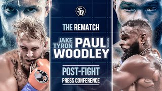 LIVE  Jake Paul vs Tyron Woodley II • POST FIGHT PRESS CONFERENCE • Live from Amalie Arena [upl. by Elliott177]