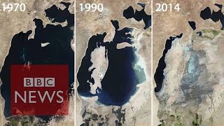 Aral Sea Manmade environmental disaster  BBC News [upl. by Bartle]