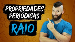 PROPRIEDADES PERIÓDICAS  RAIO ATÔMICO E RAIO IÔNICO [upl. by Leasia]