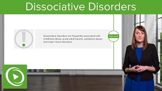 Dissociative Disorders Definitions amp Types – Psychiatry  Lecturio [upl. by Chesna927]