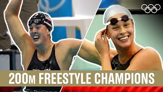 Womens 200m Freestyle 🏊‍♀️ Last 5 Champions [upl. by Coleman]