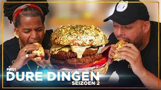 QUCEE en KEIZER eten DUURSTE VEGABURGER ter WERELD DURE DINGEN  FIRST [upl. by Nnyluqcaj186]