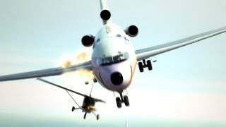 Pacific Southwest Airlines Flight 182  Crash Animation [upl. by Bellis]