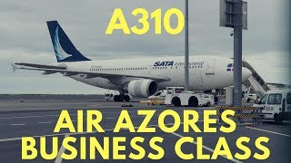 Air Azores A310 Business Class [upl. by Baptiste]