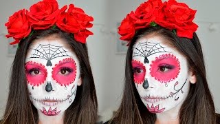 Tutorial Catrina Maquillaje Mexicana Fácil  Calavera Mexicana albapetitec [upl. by Aicilak638]