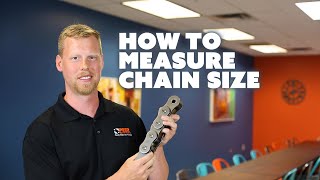 How to Measure Roller Chain Size [upl. by Hsemar]