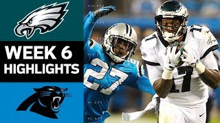 Eagles vs Panthers  NFL Week 6 Game Highlights [upl. by Olli]