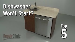 Dishwasher Won’t Start — Dishwasher Troubleshooting [upl. by Wilfrid537]