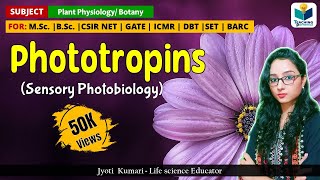 PHOTOTROPIN  CSIRNET  GATE  Plant biology  sensory photobiology [upl. by Terza479]