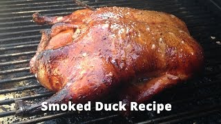 Smoked Duck Recipe  How To Smoke A Whole Duck Malcom Reed HowToBBQRight [upl. by Sybilla508]