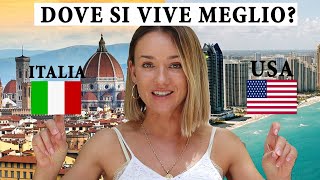 Dove si vive meglio  in Italia o in America VIVERE IN AMERICA italian [upl. by Palla]