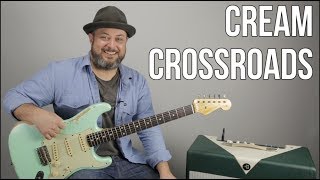 Cream Crossroads Guitar Lesson  Tutorial [upl. by Janicki]