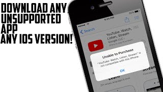 How To Download ANY Unsupported App On iOS Updated 2021 [upl. by Pru]