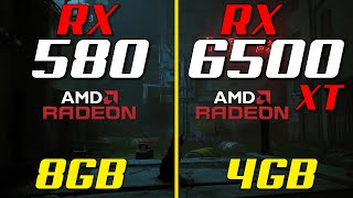 RX 580 vs RX 6500 XT  in 2022 [upl. by Yllop835]