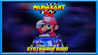 Mario Kart 64  Rainbow Road Synthwave  Neon X remix [upl. by Nakhsa401]