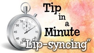 5 Easy Tips for quotLIPSYNCINGquot Animation in 1 minute [upl. by Apollo604]