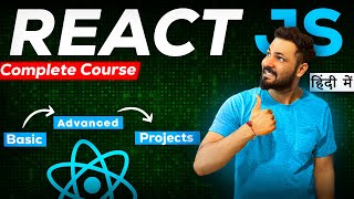 React js full tutorial in Hindi  Complete Course [upl. by Amandy]