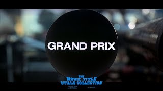 Grand Prix 1966 title sequence [upl. by Dann]