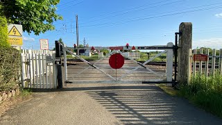 Woodcroft level crossing Cambridgeshire [upl. by Virnelli105]