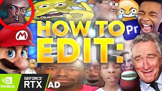 How To Edit 21st Century Humour Memes Premiere Pro [upl. by Cordi]