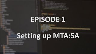 Learning to code with MTASA  Episode 1 [upl. by Beckerman]