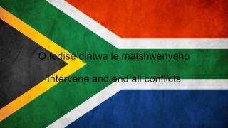 South Africa National Anthem English lyrics [upl. by Tseng214]